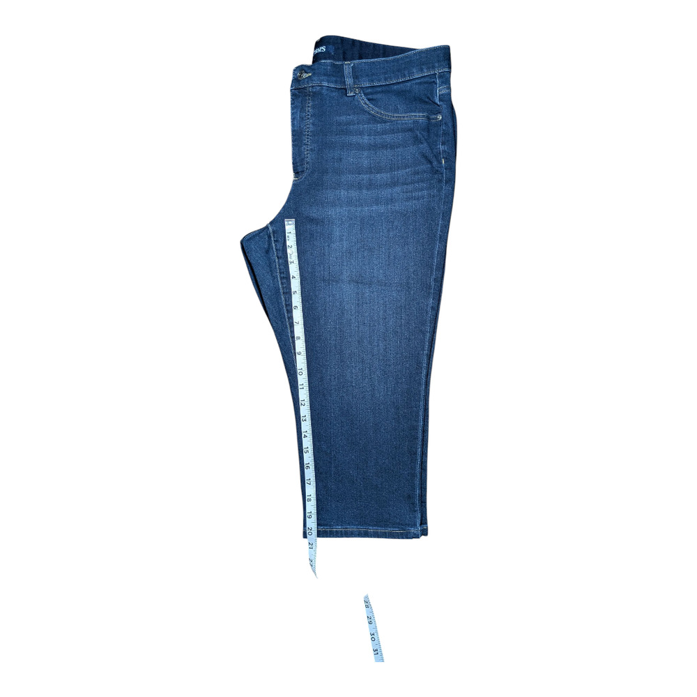 Chaps - Women's Capri Blue Jeans - Size 18w - Preowned Good Condition - Picture 2 of 4